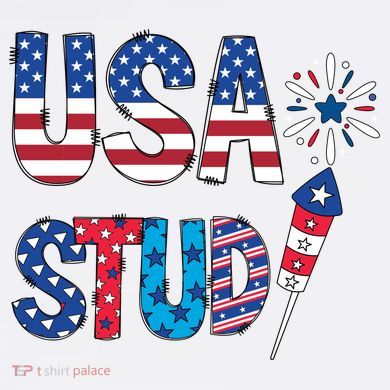 USA Stud 4th Of July Firework Cute Women's Hoodie