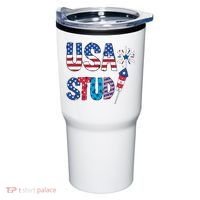 USA Stud 4th Of July Firework Cute Tumbler thumb 0