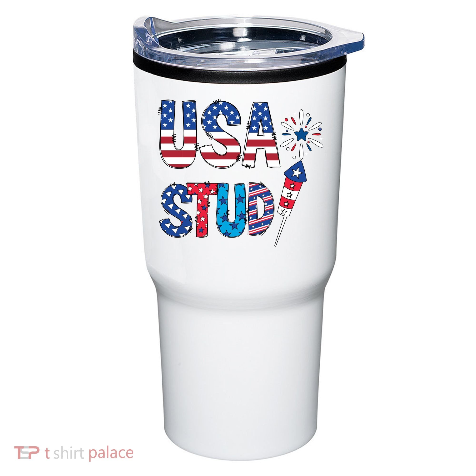 USA Stud 4th Of July Firework Cute Tumbler