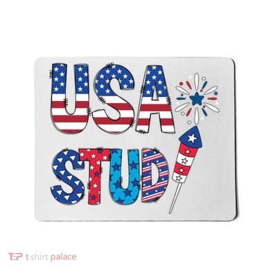 USA Stud 4th Of July Firework Cute Mousepad