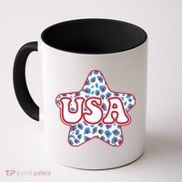 USA Star 4th Of July Festive Holiday Coffee Mug thumb 0