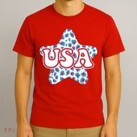 USA Star 4th Of July Festive Holiday T-Shirt thumb 3
