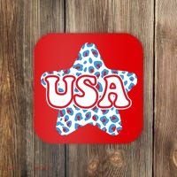 USA Star 4th Of July Festive Holiday Coaster thumb 0