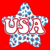 USA Star 4th Of July Festive Holiday Santa Hat thumb 1