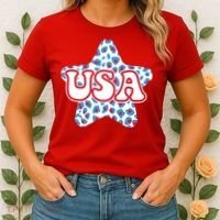 USA Star 4th Of July Festive Holiday Women's T-Shirt thumb 2