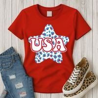 USA Star 4th Of July Festive Holiday Women's T-Shirt thumb 3