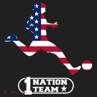 USA 1 Nation Soccer Team Women's Sweatshirt thumb 2