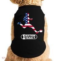 USA 1 Nation Soccer Team Doggie Tank thumb 0