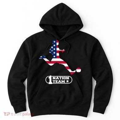 USA 1 Nation Soccer Team Hoodie