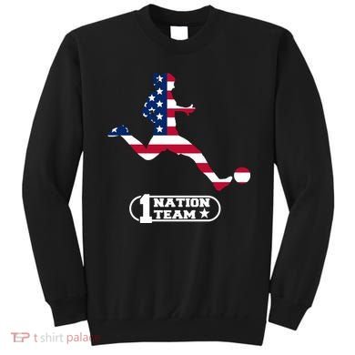 USA 1 Nation Soccer Team Sweatshirt
