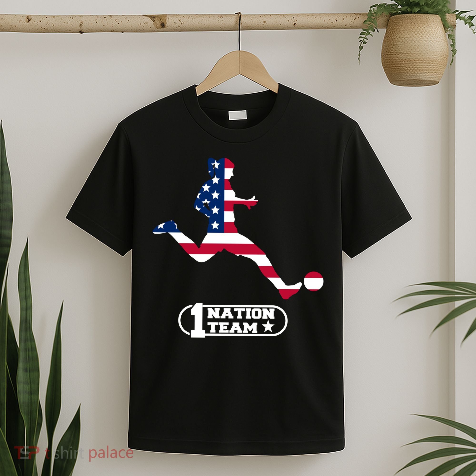 USA 1 Nation Soccer Team T-Shirt