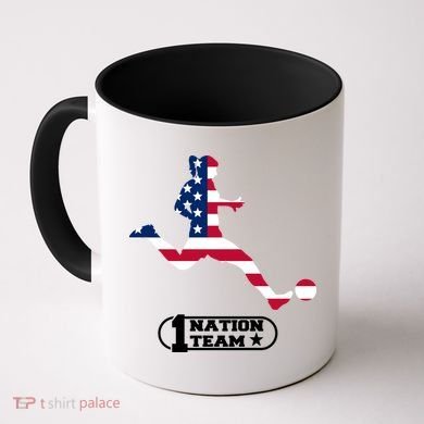 USA 1 Nation Soccer Team Coffee Mug