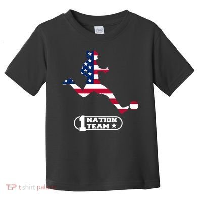USA 1 Nation Soccer Team Toddler T-Shirt