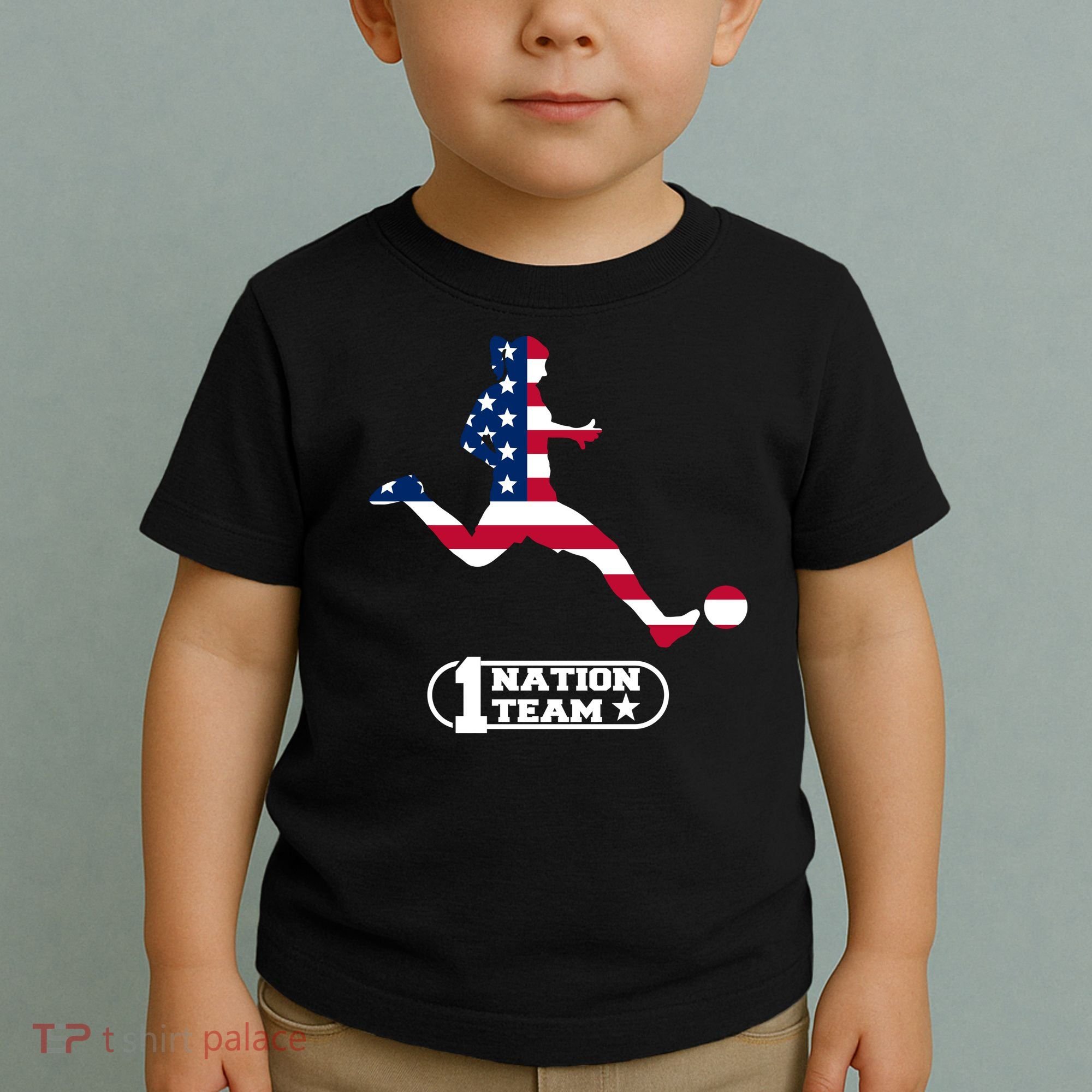 USA 1 Nation Soccer Team Toddler T-Shirt