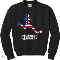 USA 1 Nation Soccer Team Kids Sweatshirt thumb 0
