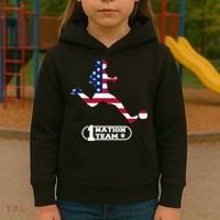 USA 1 Nation Soccer Team Kids Hoodie thumb 3