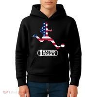 USA 1 Nation Soccer Team Kids Hoodie thumb 4