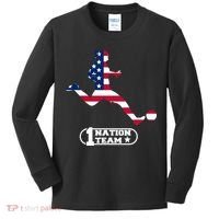 USA 1 Nation Soccer Team Kids Long Sleeve Shirt thumb 0