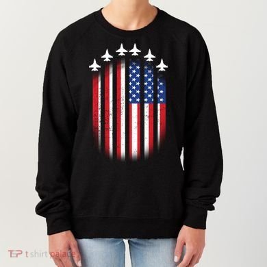 USA Air Force Jets American Flag Women's Sweatshirt