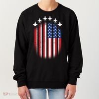 USA Air Force Jets American Flag Women's Sweatshirt thumb 0
