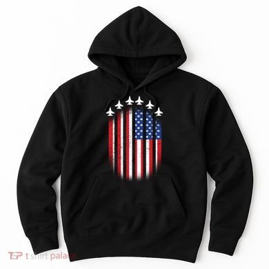 USA Air Force Jets American Flag Hoodie