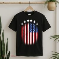 USA Air Force Jets American Flag T-Shirt thumb 2