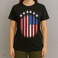USA Air Force Jets American Flag T-Shirt thumb 4