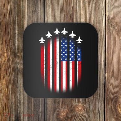USA Air Force Jets American Flag Coaster