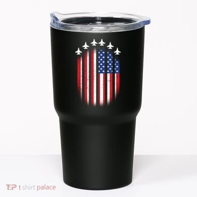 USA Air Force Jets American Flag Tumbler