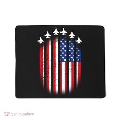 USA Air Force Jets American Flag Mousepad