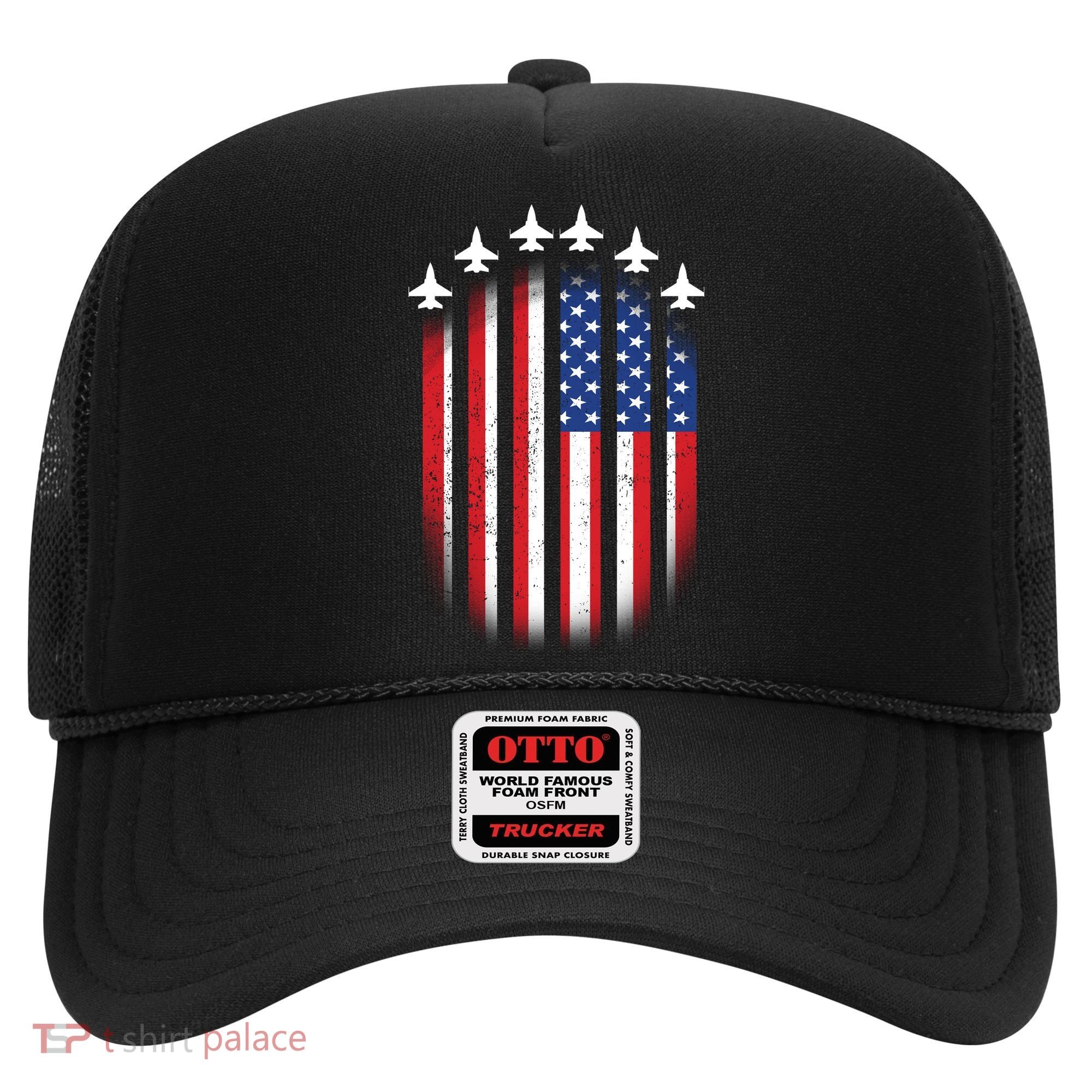 USA Air Force Jets American Flag Hat