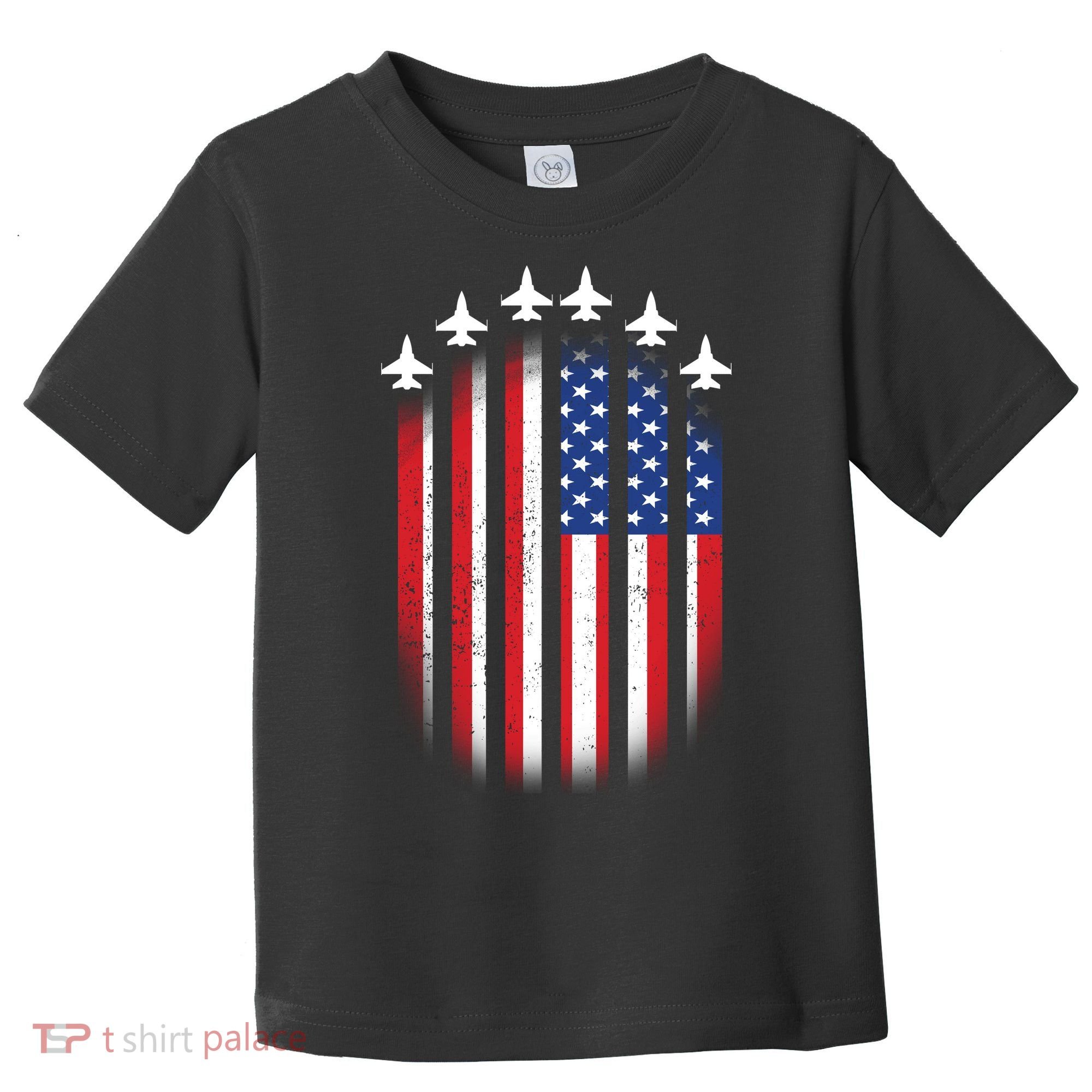 USA Air Force Jets American Flag Toddler T-Shirt
