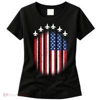 USA Air Force Jets American Flag Women's T-Shirt thumb 0