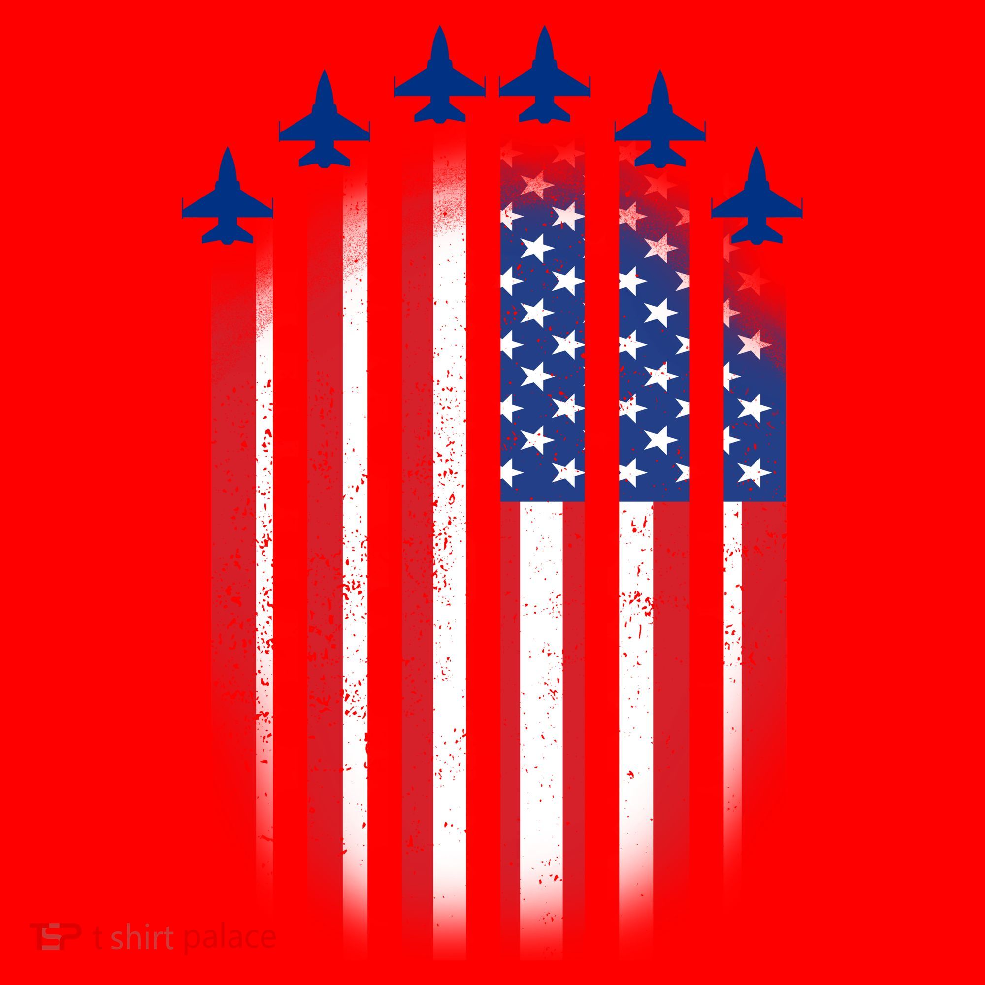 USA Air Force Jets American Flag Santa Hat