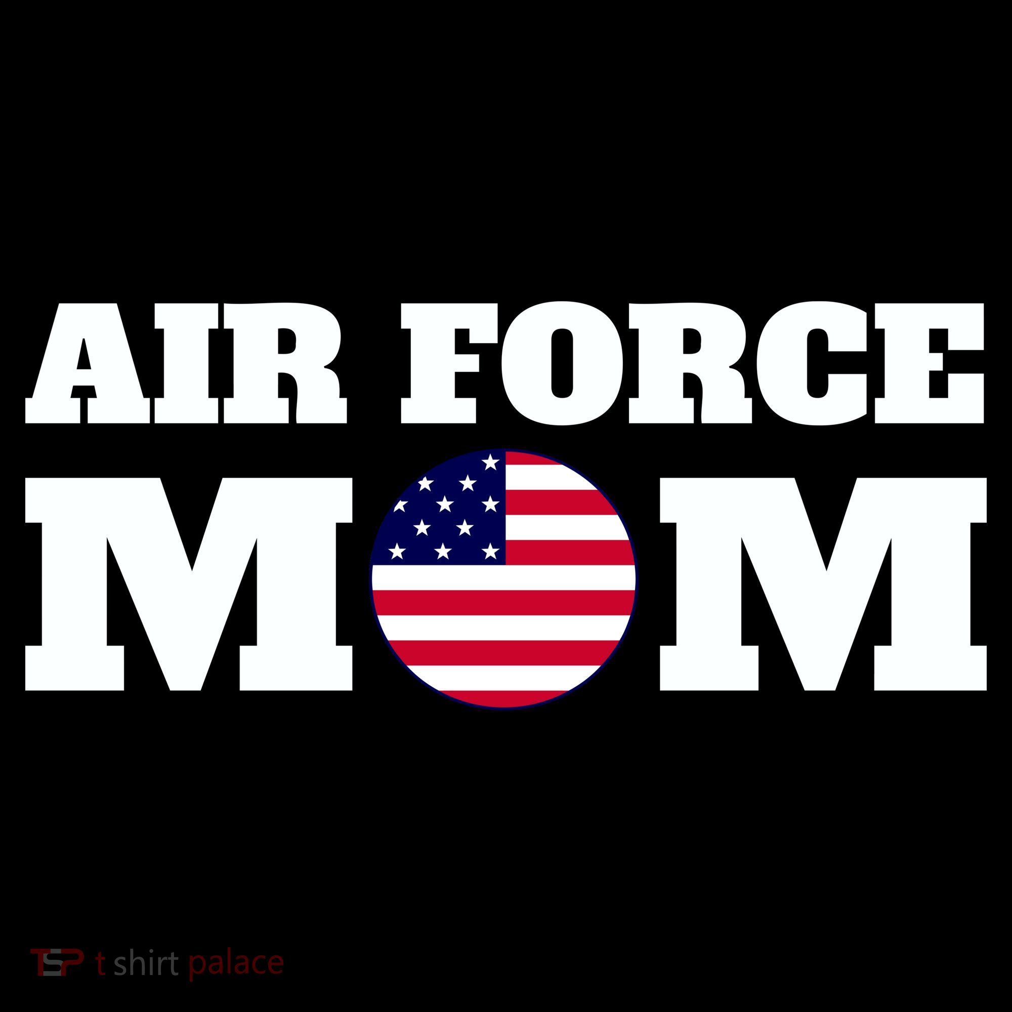 USA Air Force Mom USA-Made Doggie Bandana