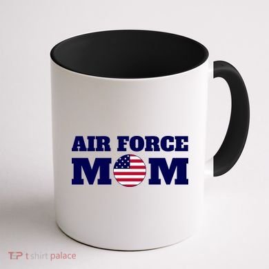 USA Air Force Mom Coffee Mug back
