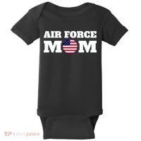 USA Air Force Mom Baby Bodysuit thumb 0