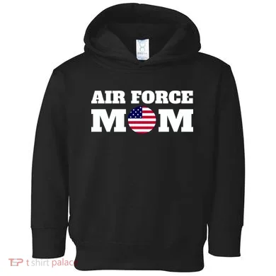 USA Air Force Mom Toddler Hoodie