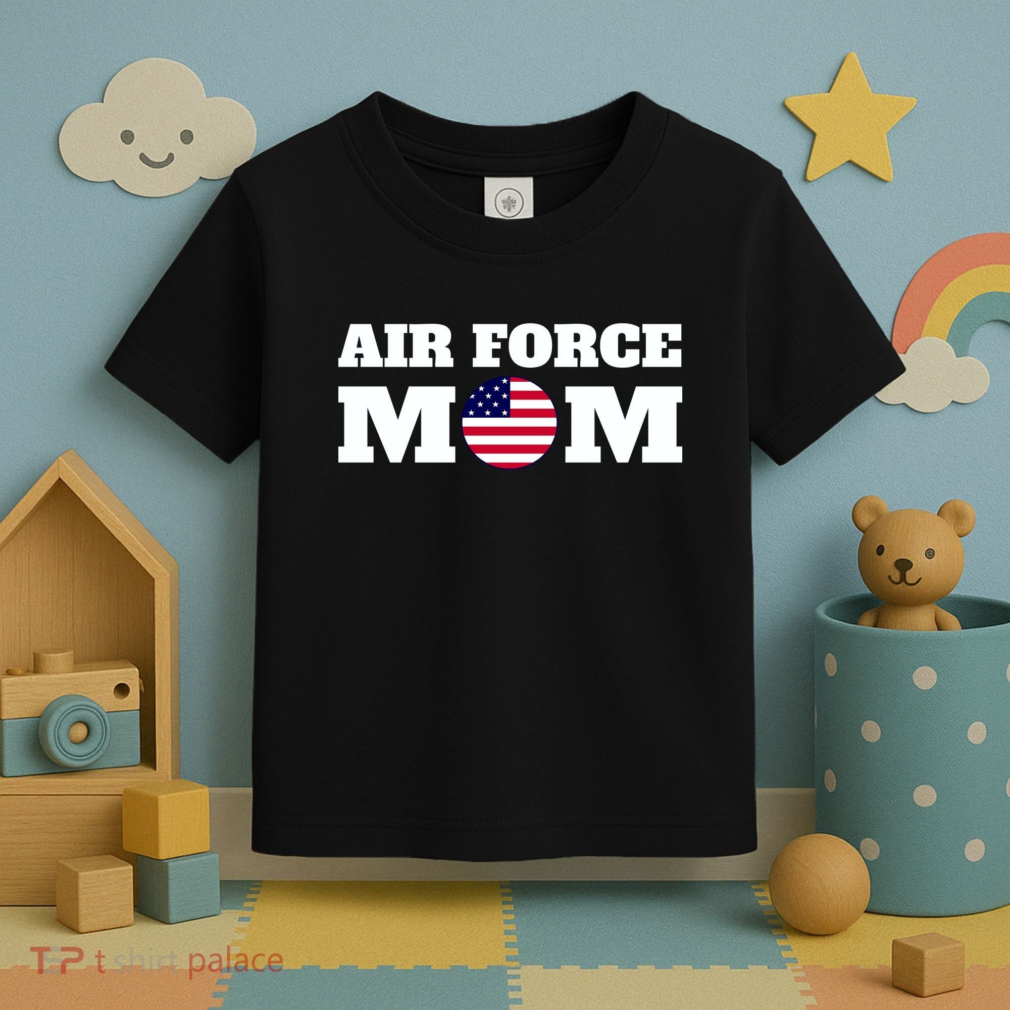 USA Air Force Mom Toddler T-Shirt