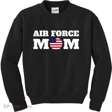 USA Air Force Mom Kids Sweatshirt