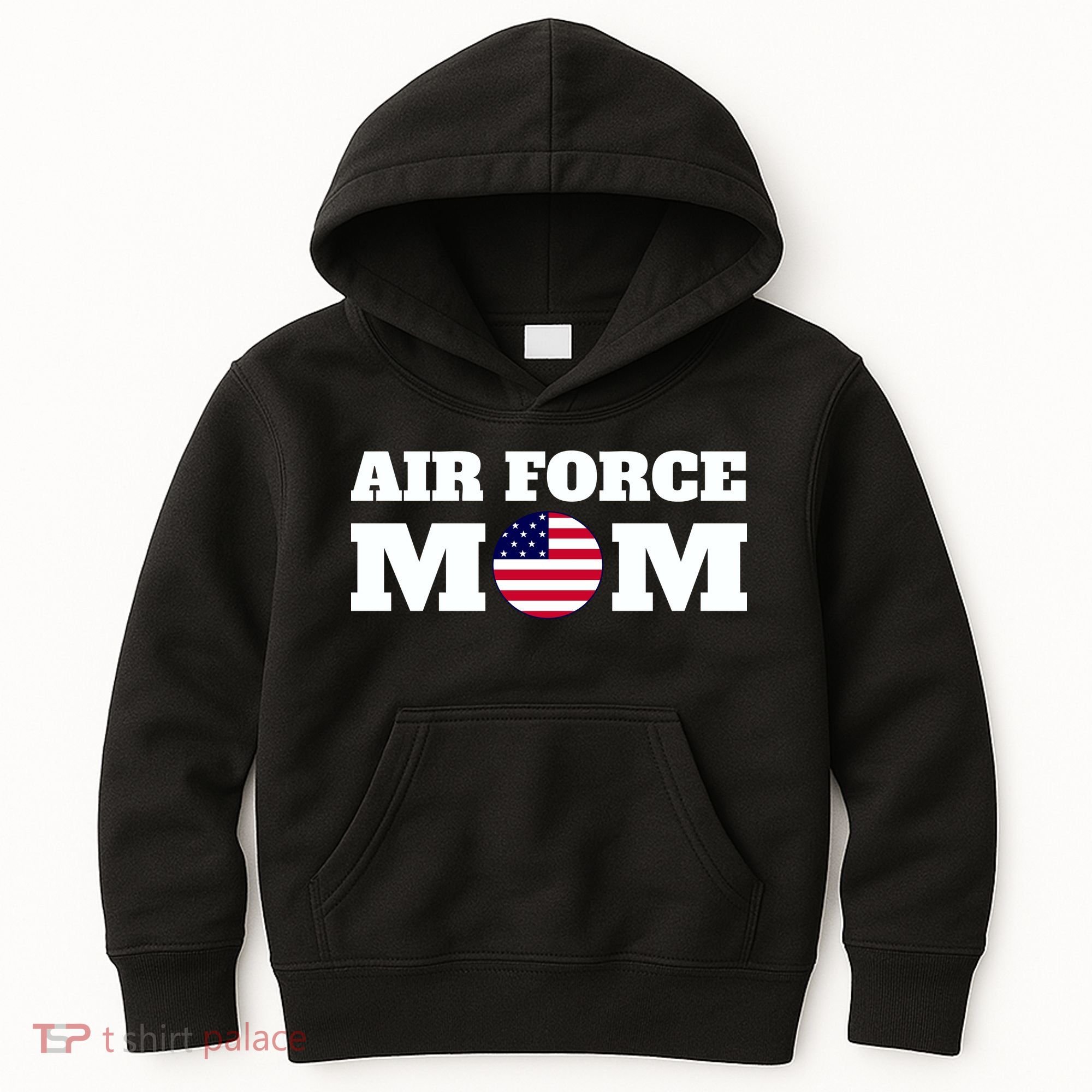 USA Air Force Mom Kids Hoodie