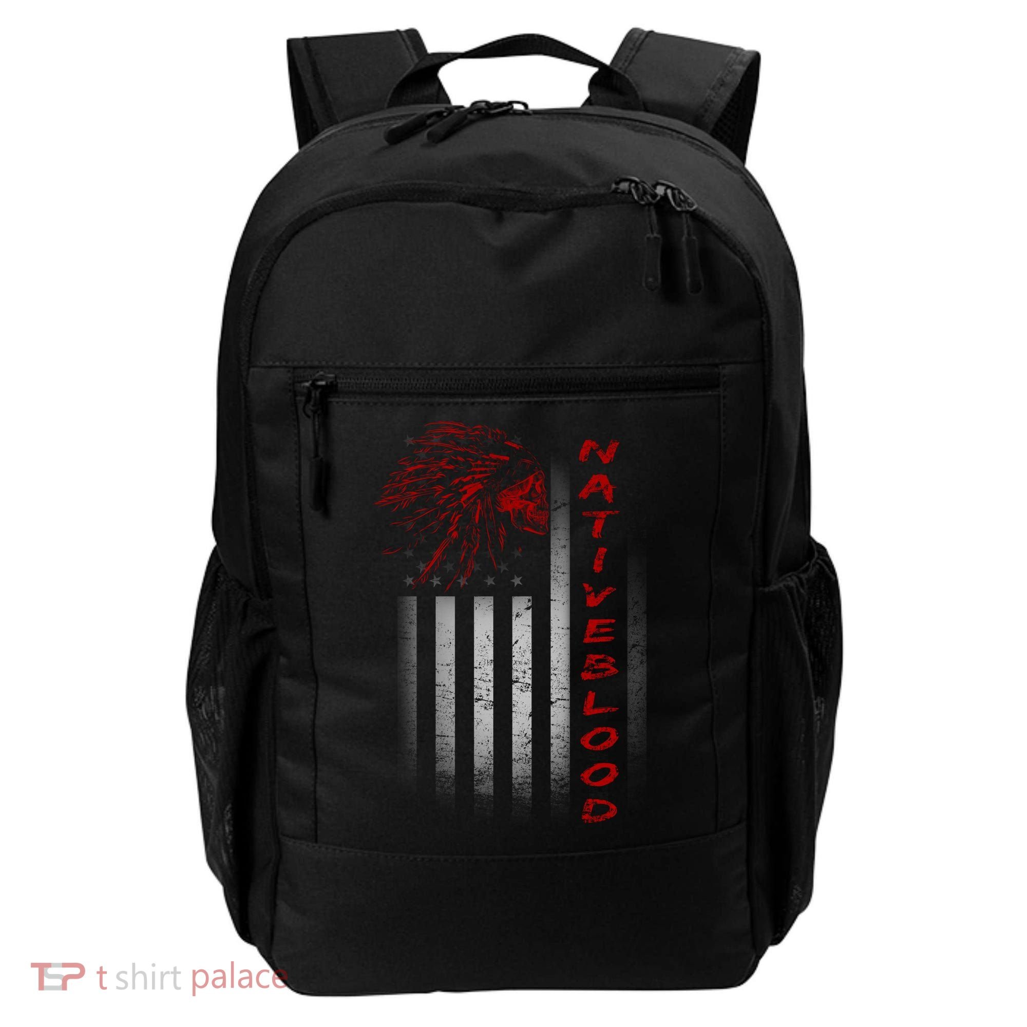 USA American Flag Native Blood Backpack