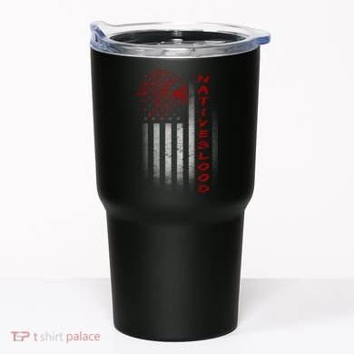 USA American Flag Native Blood Tumbler