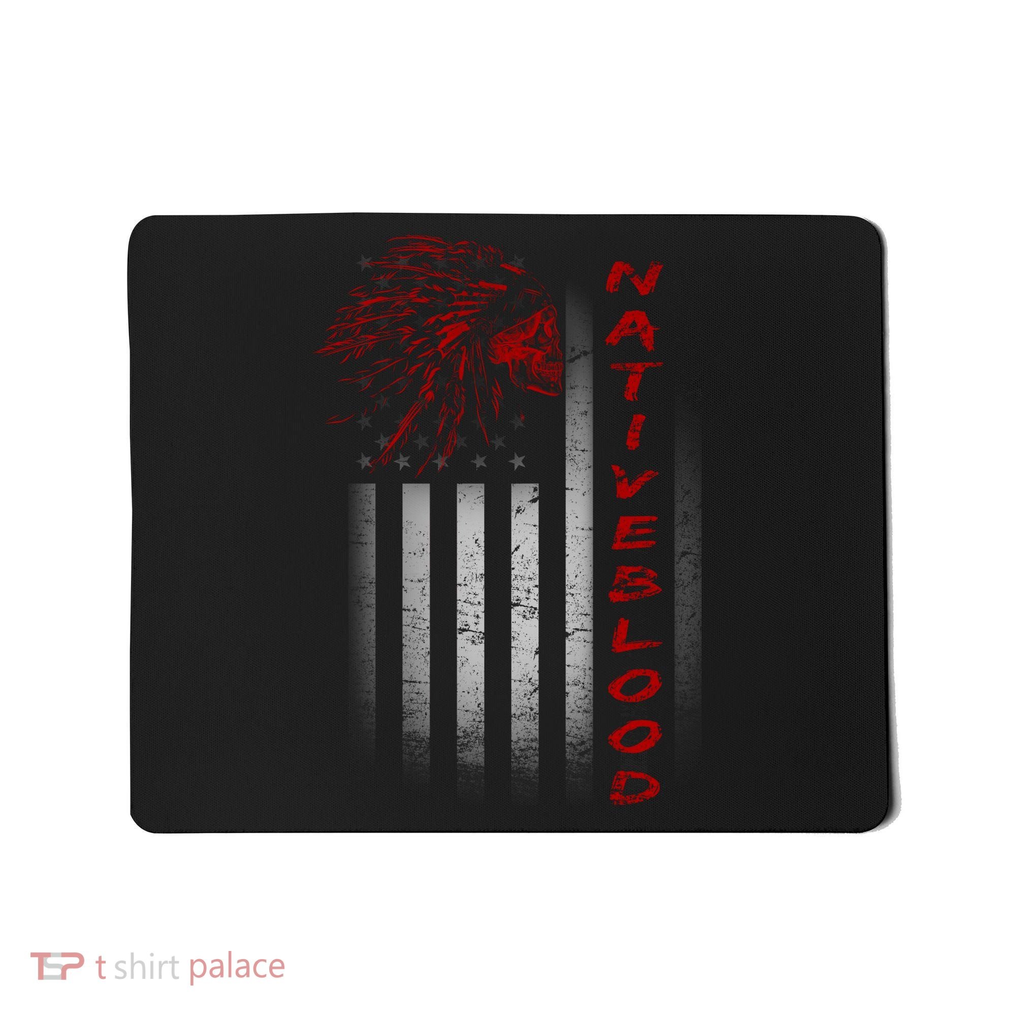 USA American Flag Native Blood Mousepad