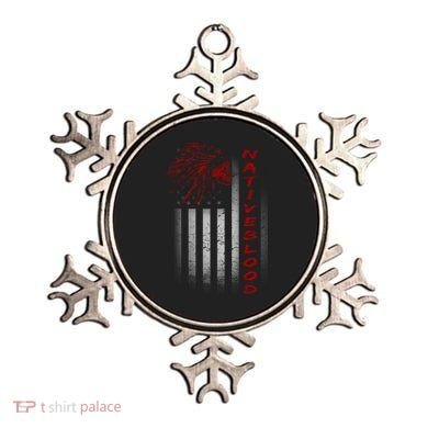 USA American Flag Native Blood Ornament