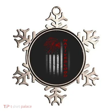 USA American Flag Native Blood Ornament