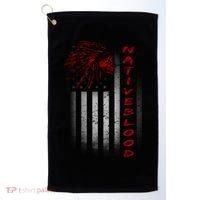 USA American Flag Native Blood Golf Towel thumb 0