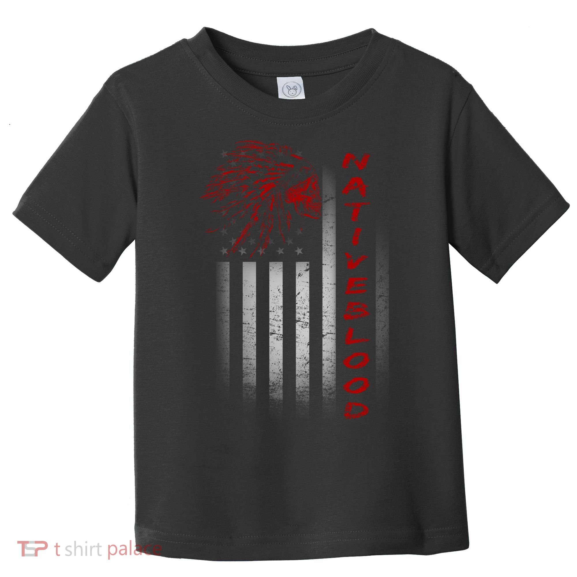 USA American Flag Native Blood Toddler T-Shirt