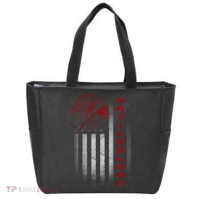 USA American Flag Native Blood Tote Bag