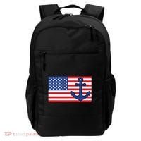 USA American Nautical Anchor Flag Backpack thumb 0